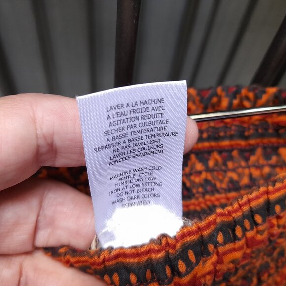 Tribal Print Mini Skirt Aztec Southwestern by Sunset Surf Co. Size Small - Picture 14 of 15